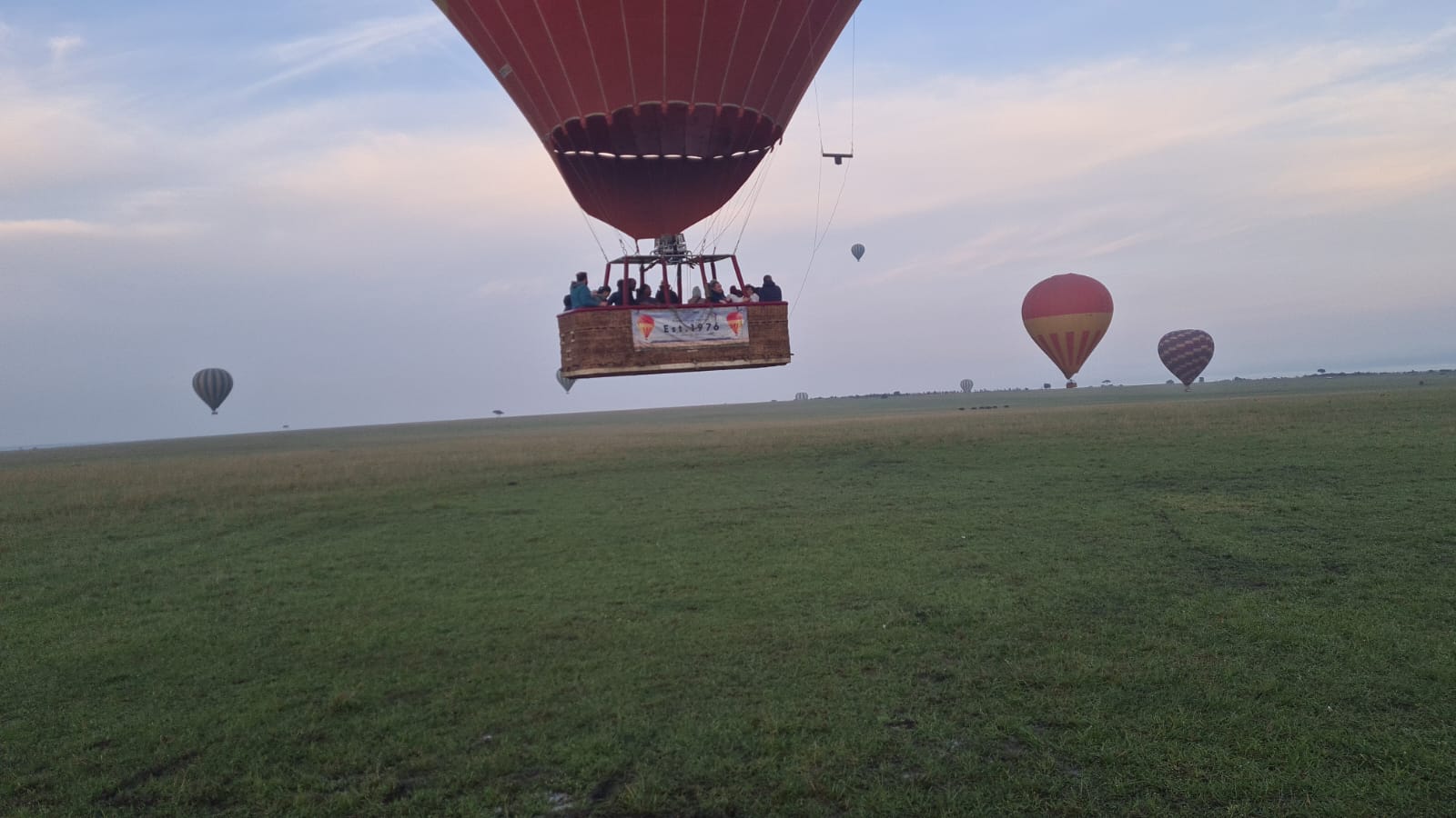 Hot air balloon safari - b1